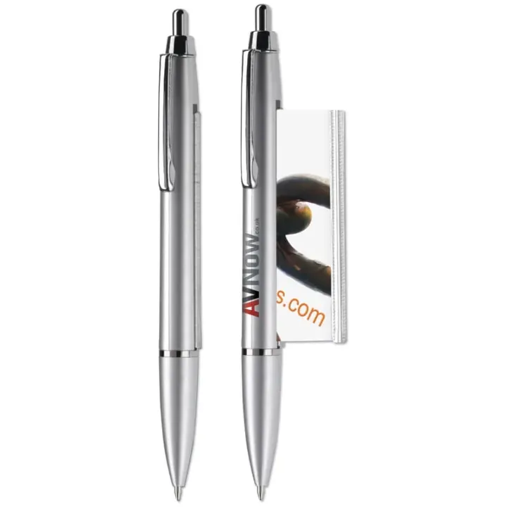Banner-pen silver - LT80395 (gadzety reklamowe)
